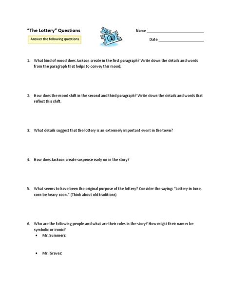 the lottery commonlit answer key pdf|commonlit teacher answer key.
